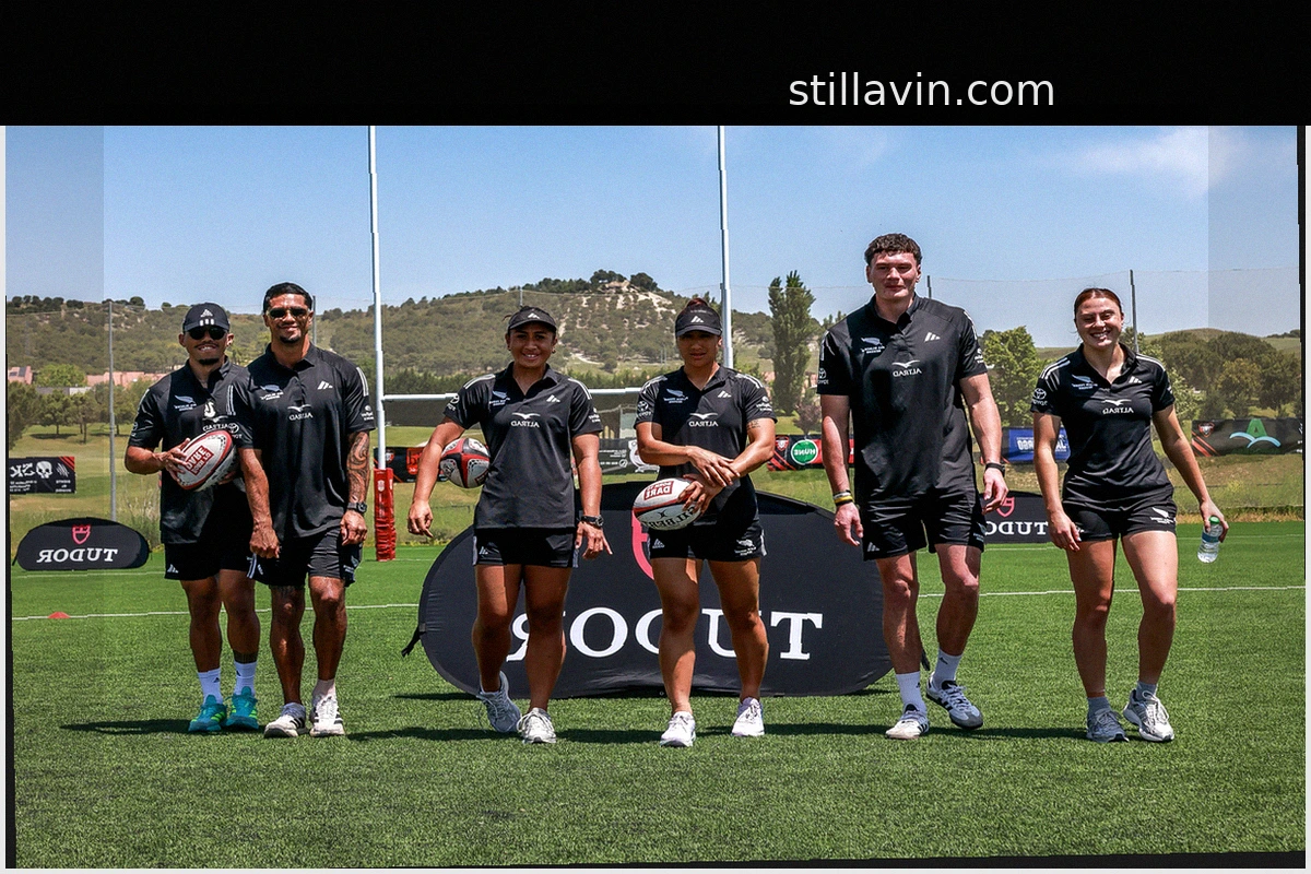 Магия регби-7 от All Blacks: Легендарная черная майка и неформальная встреча на поле